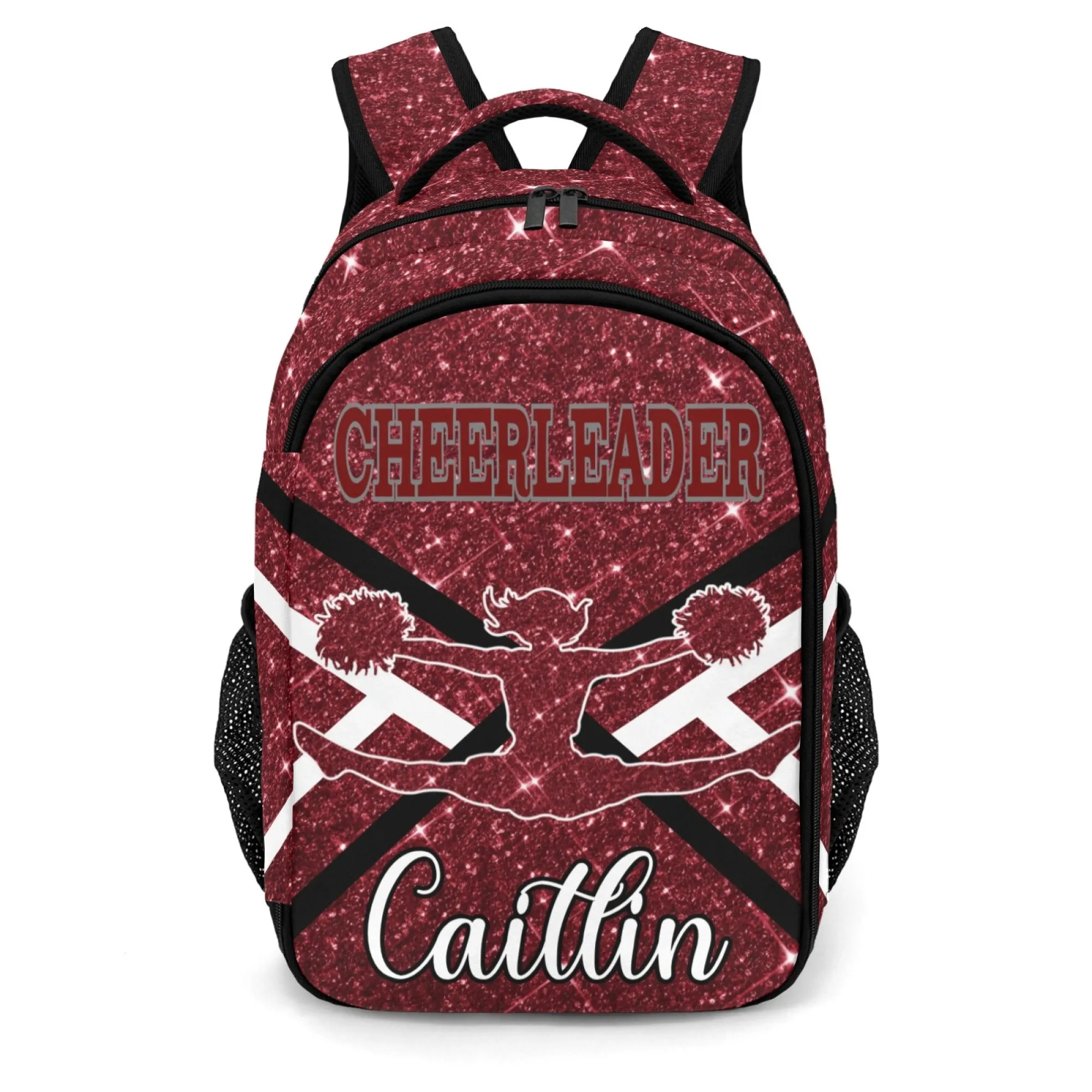 Custom Cheerleader Cheer Backpack Personalized with Name for Men Women Shoulder Bag Laptop Bag Bookbag