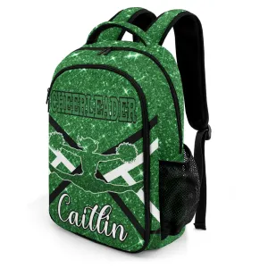 Custom Cheerleader Cheer Backpack Personalized with Name for Men Women Shoulder Bag Laptop Bag Bookbag