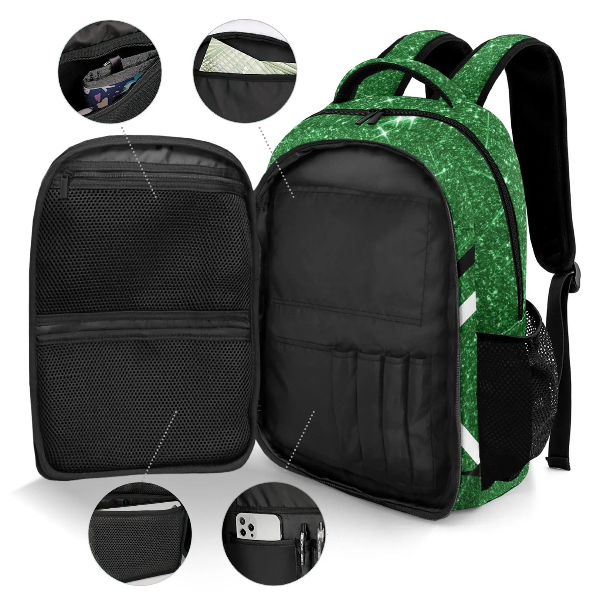 Custom Cheerleader Cheer Backpack Personalized with Name for Men Women Shoulder Bag Laptop Bag Bookbag