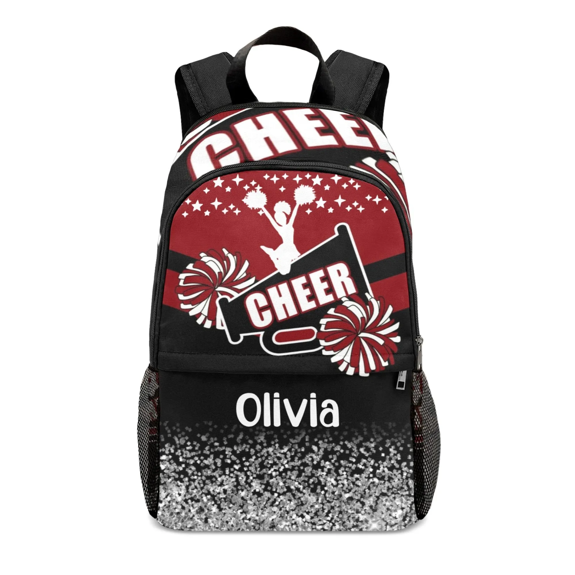 Custom Children's Backpack Student Cheerleader Backpacks Name Personalized for Man and Girl