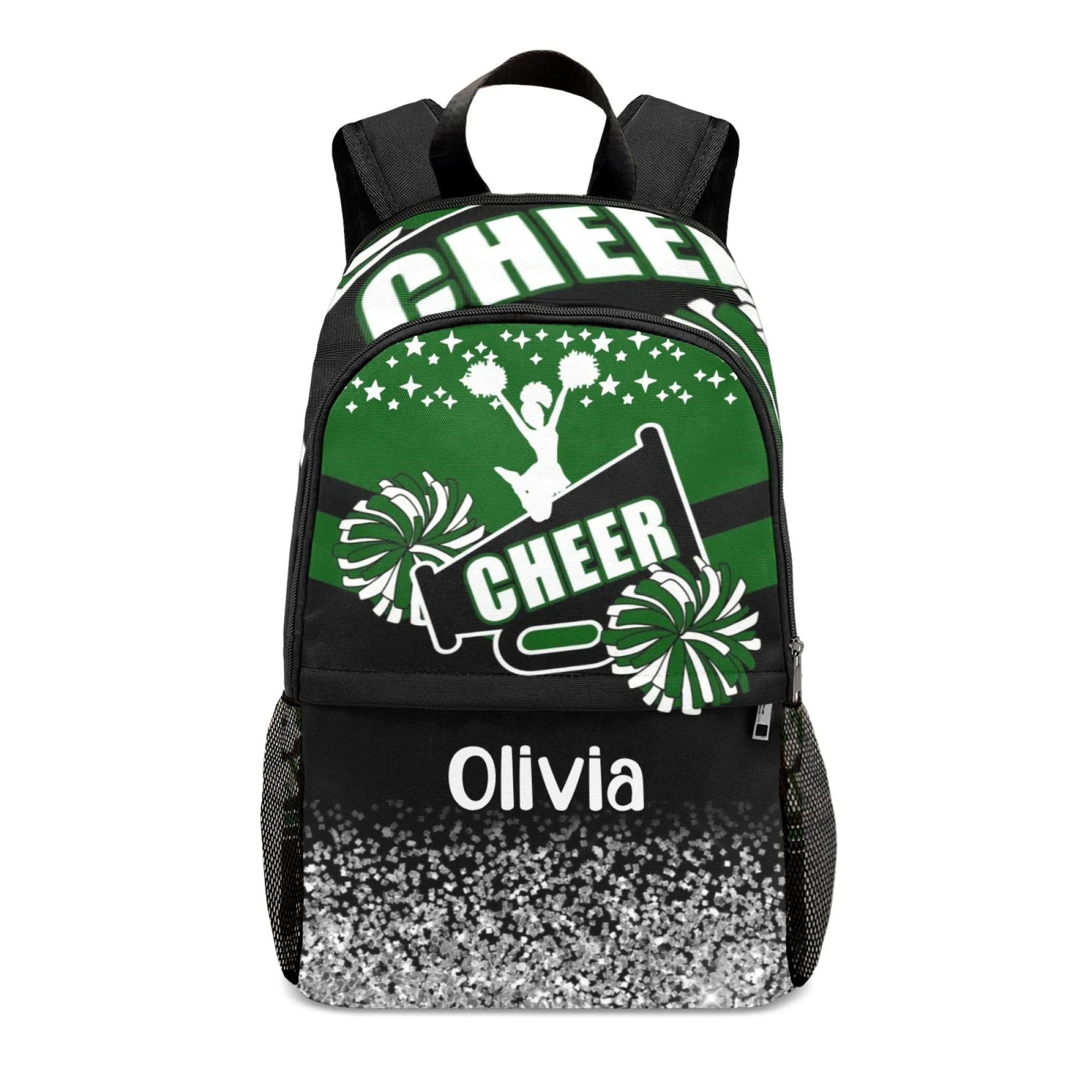 Custom Children's Backpack Student Cheerleader Backpacks Name Personalized for Man and Girl