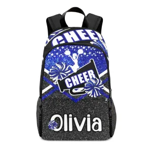 Custom Children's Backpack Student Cheerleader Backpacks Name Personalized for Man and Girl