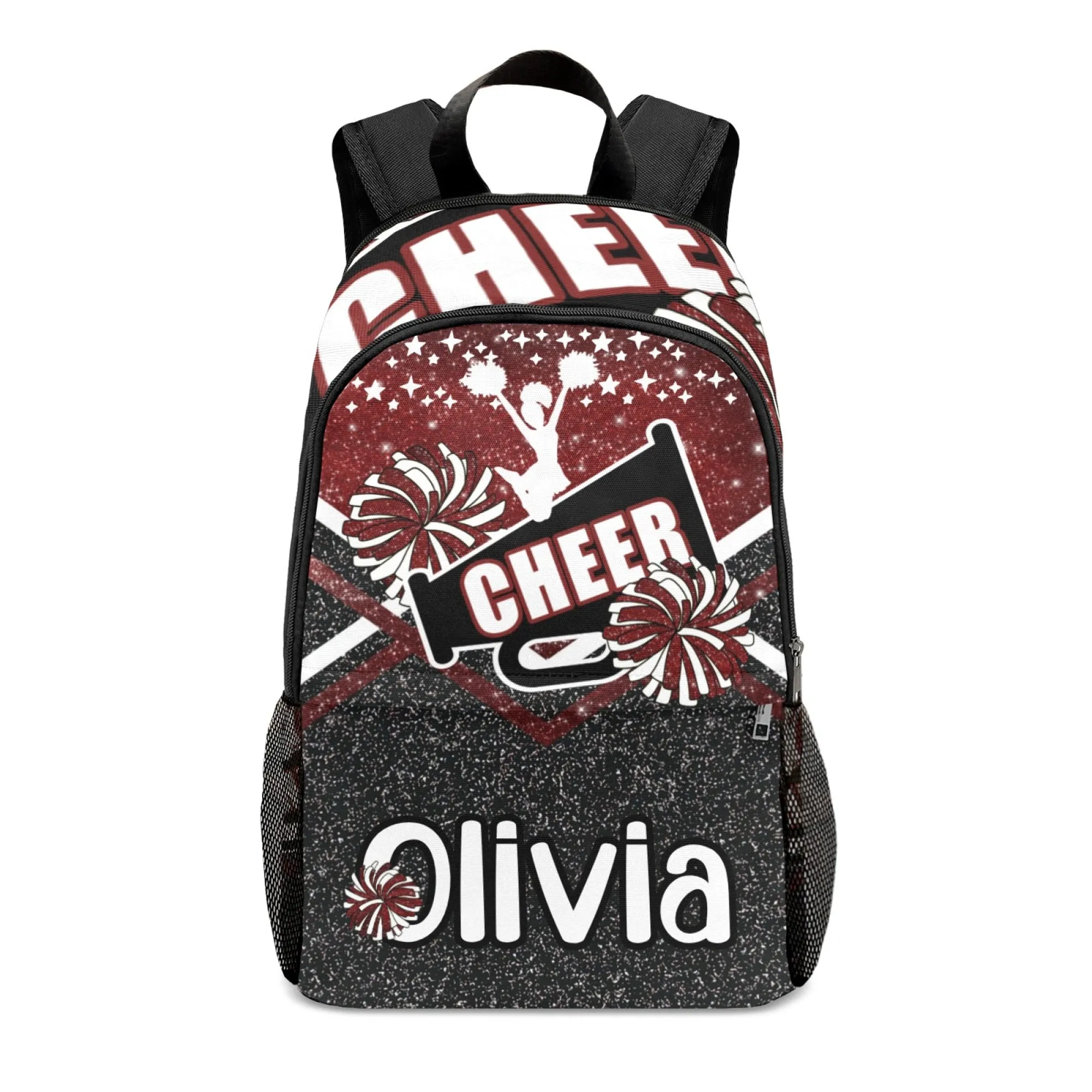 Custom Children's Backpack Student Cheerleader Backpacks Name Personalized for Man and Girl