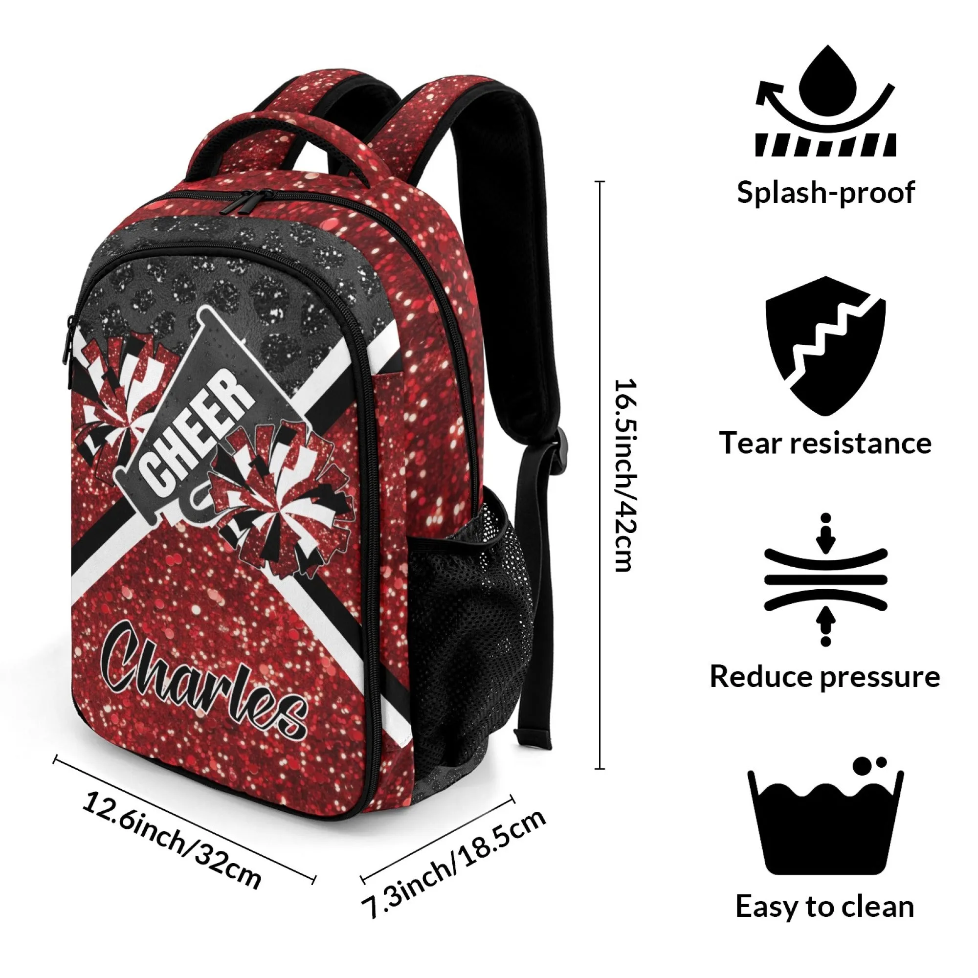 Custom Fashion Backpack Leisure Cheer Name Backpacks for Man and Women Gifts