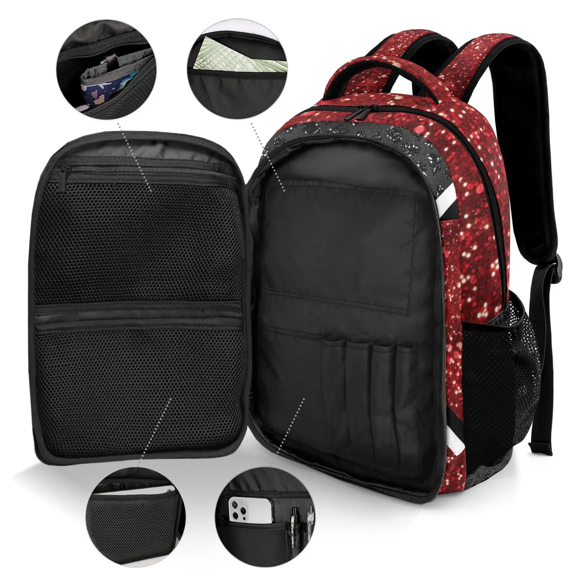Custom Fashion Backpack Leisure Cheer Name Backpacks for Man and Women Gifts