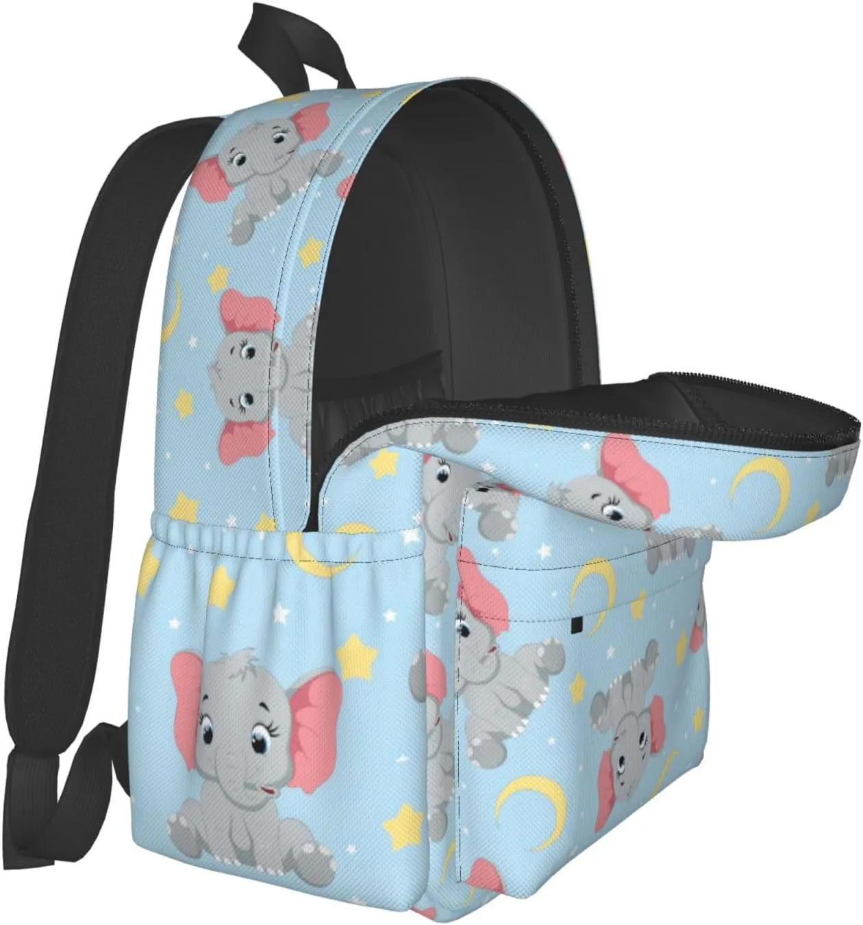 Cute Baby Elephant Multipurpose School Bag Bookbag for Teenage Boys Girls Daily Backpack
