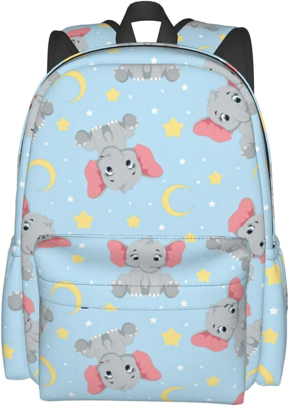 Cute Baby Elephant Multipurpose School Bag Bookbag for Teenage Boys Girls Daily Backpack