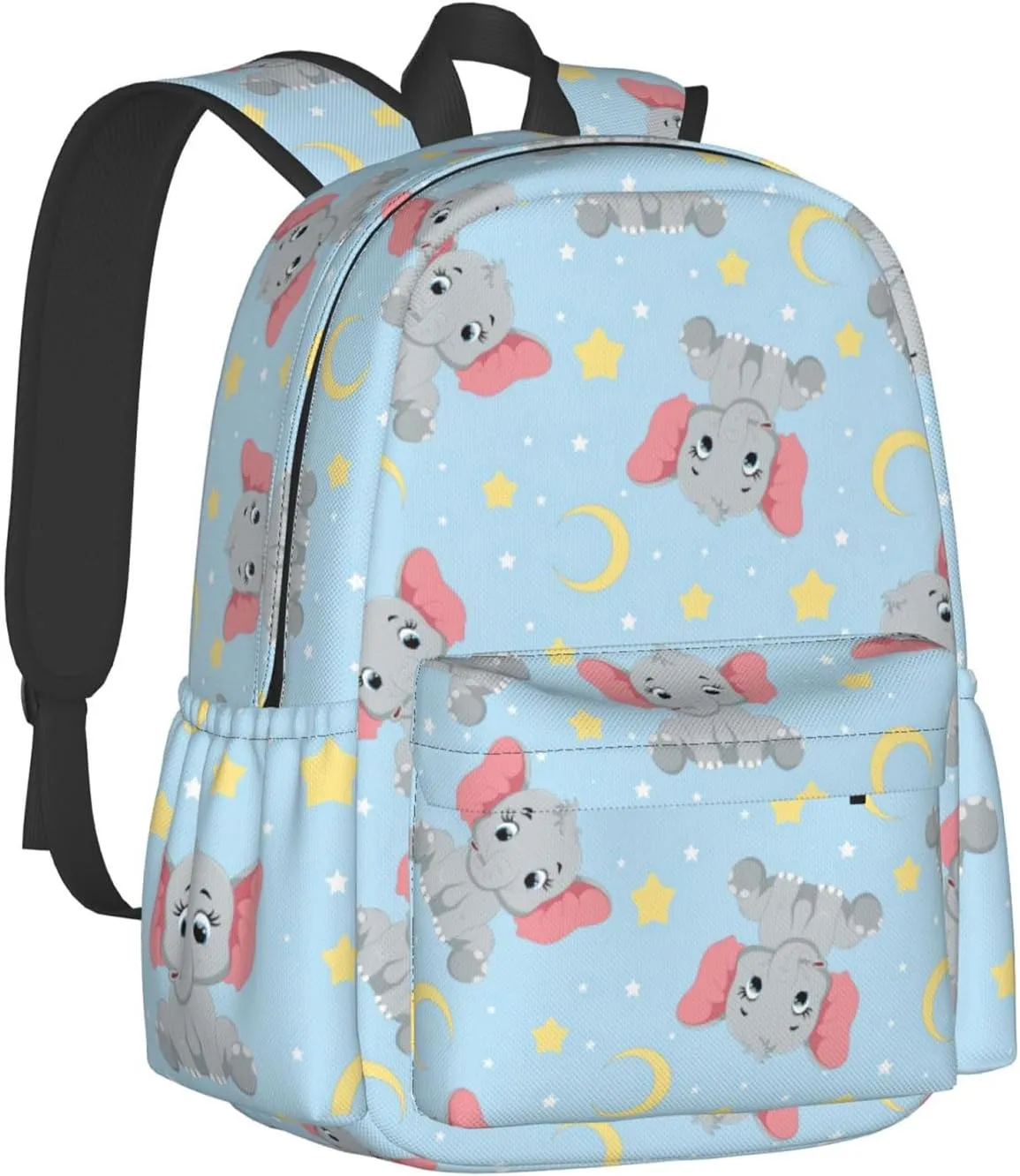 Cute Baby Elephant Multipurpose School Bag Bookbag for Teenage Boys Girls Daily Backpack