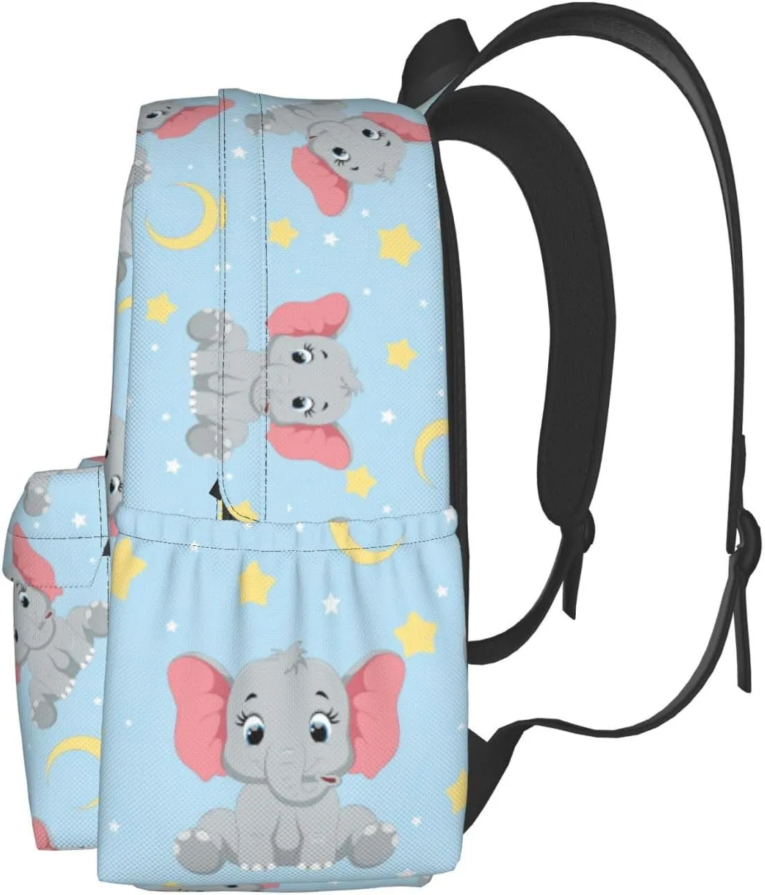 Cute Baby Elephant Multipurpose School Bag Bookbag for Teenage Boys Girls Daily Backpack