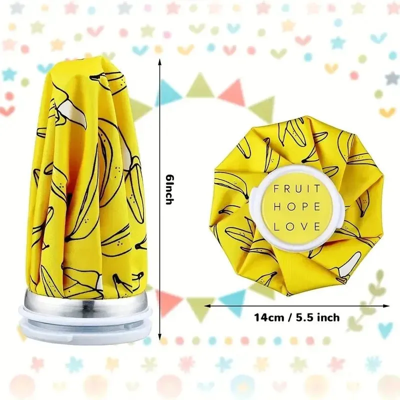 Cute Cartoon Cold and Hot Compress Bag: Reusable Household Water-Filled Ice Packs