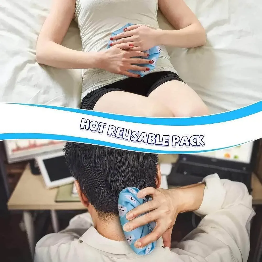 Cute Cartoon Cold and Hot Compress Bag: Reusable Household Water-Filled Ice Packs
