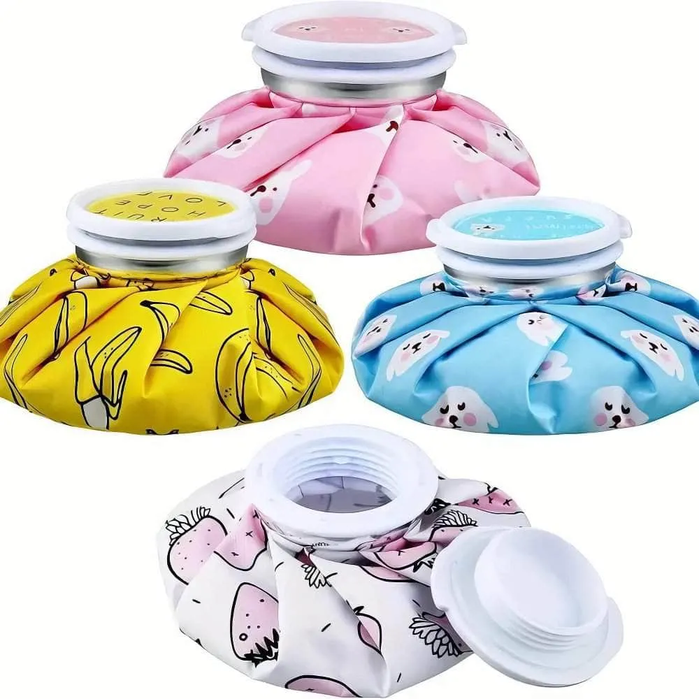 Cute Cartoon Cold and Hot Compress Bag: Reusable Household Water-Filled Ice Packs
