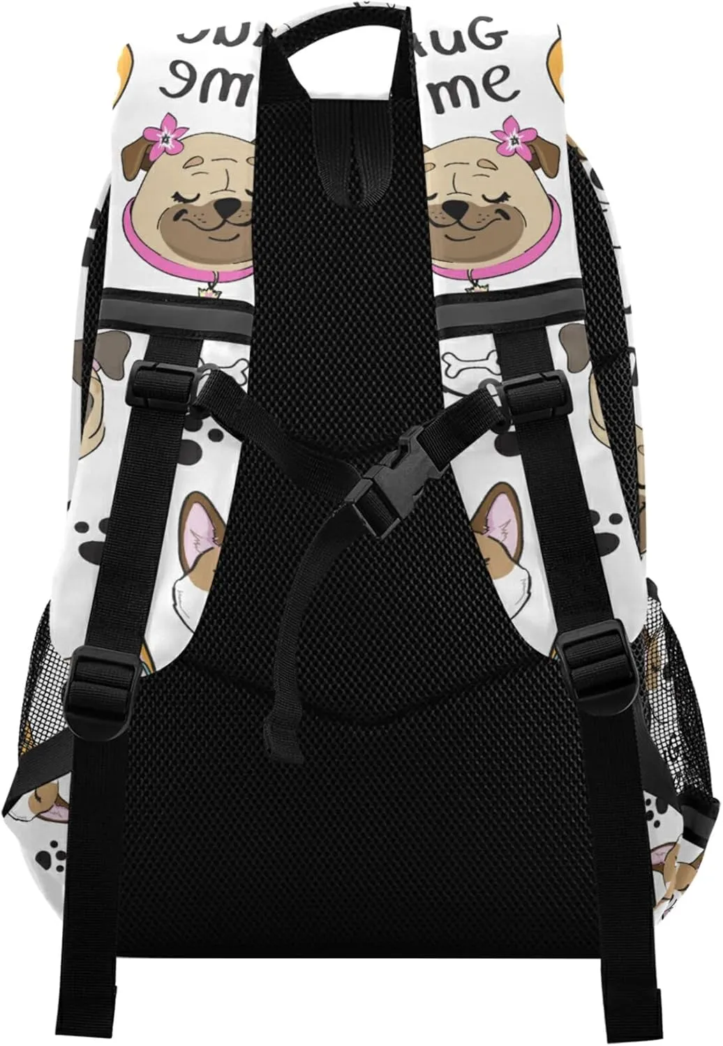 Cute Dog Face Backpacks Travel Laptop Daypack School Book Bag for Men Women Teens Kids 37