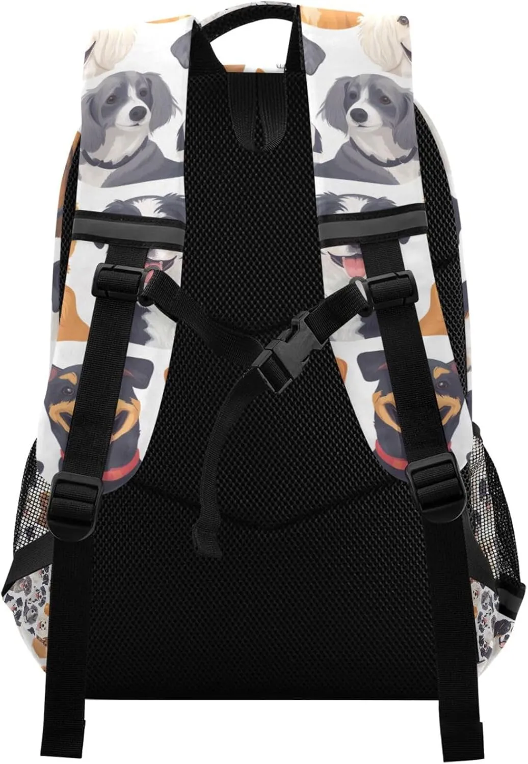 Cute Dogs Cartoon Print Backpack for Boys Girls Kids Elementary Bookbag School Bag Students Daypack Travel Rucksack