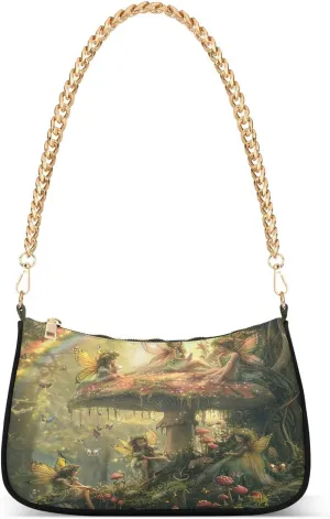 Cute Pig Window Brown Woman Tote Bag Purse, Trendy Bag