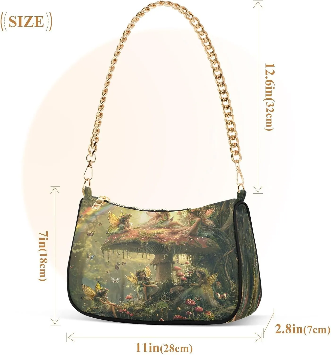 Cute Pig Window Brown Woman Tote Bag Purse, Trendy Bag