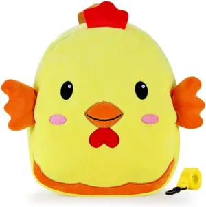 Cute Toddler Backpack Stuffed Cartoon Animal Mini Schoolbag For Boys And Girls (Chicken)
