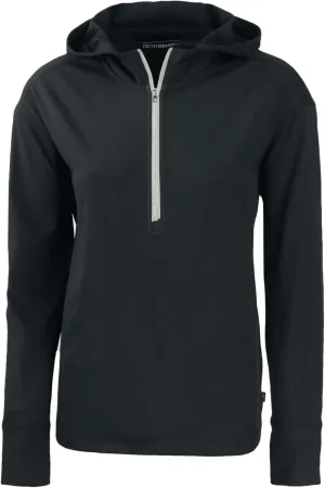 Cutter & Buck Daybreak Eco Recycled Womens Half Zip Hoodie