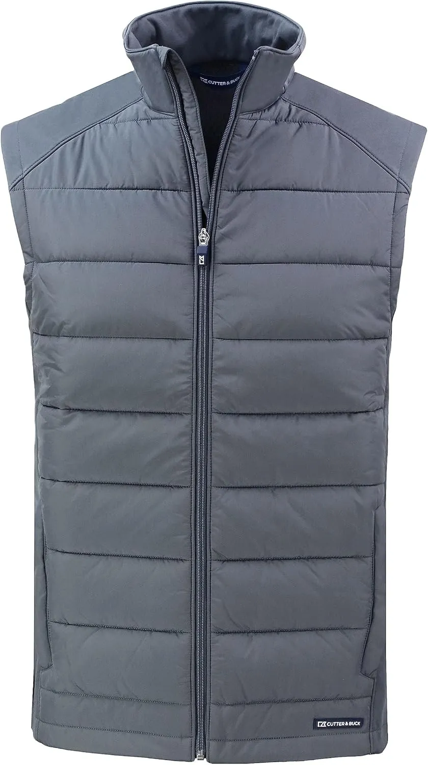 Cutter & Buck Evoke Hybrid Eco Softshell Recycled Mens Full Zip Vest