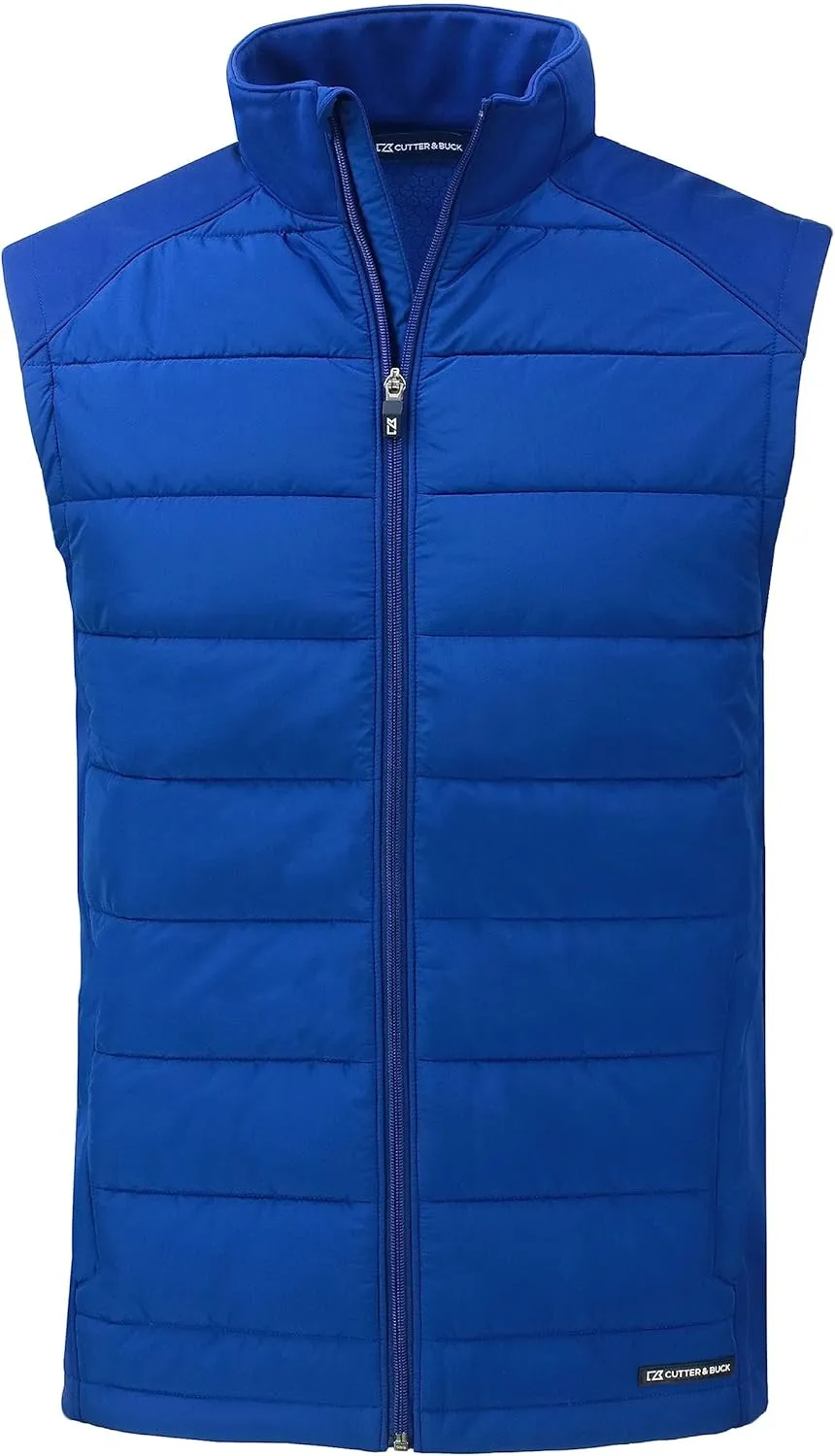 Cutter & Buck Evoke Hybrid Eco Softshell Recycled Mens Full Zip Vest