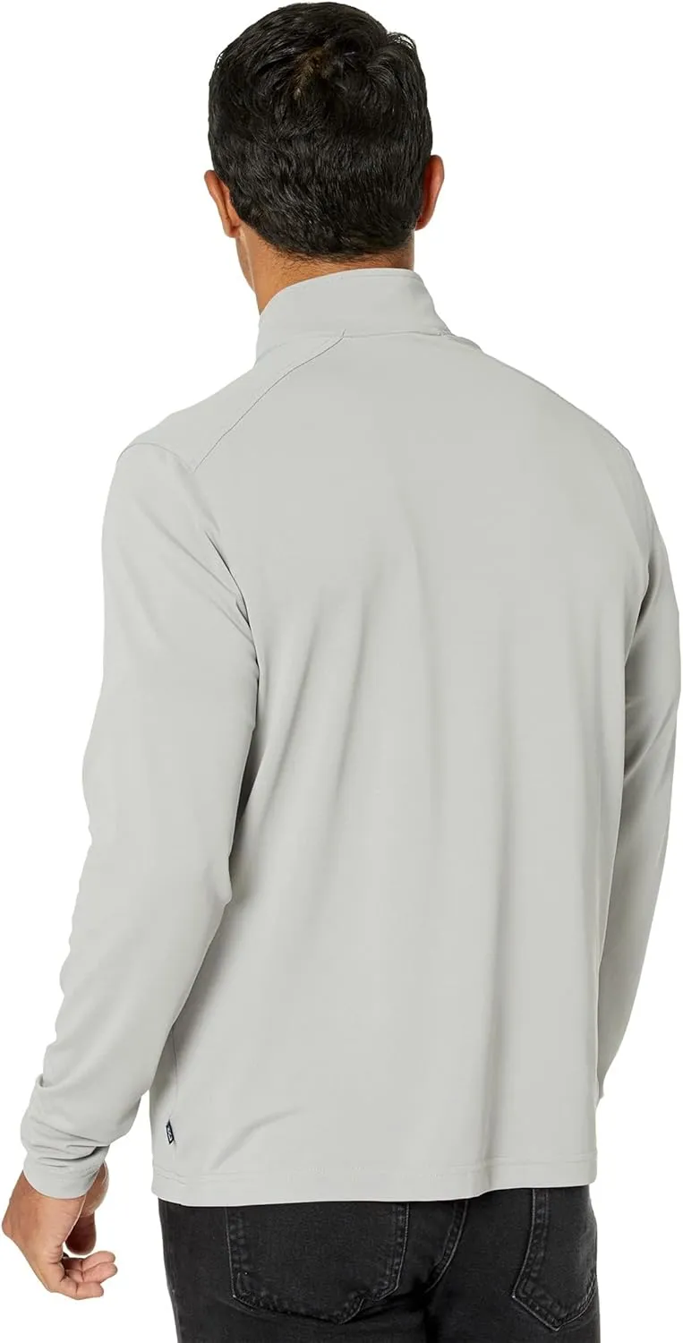 Cutter & Buck Men's Long Sleeve Virtue Eco Pique Recycled Quarter Zip Overknit