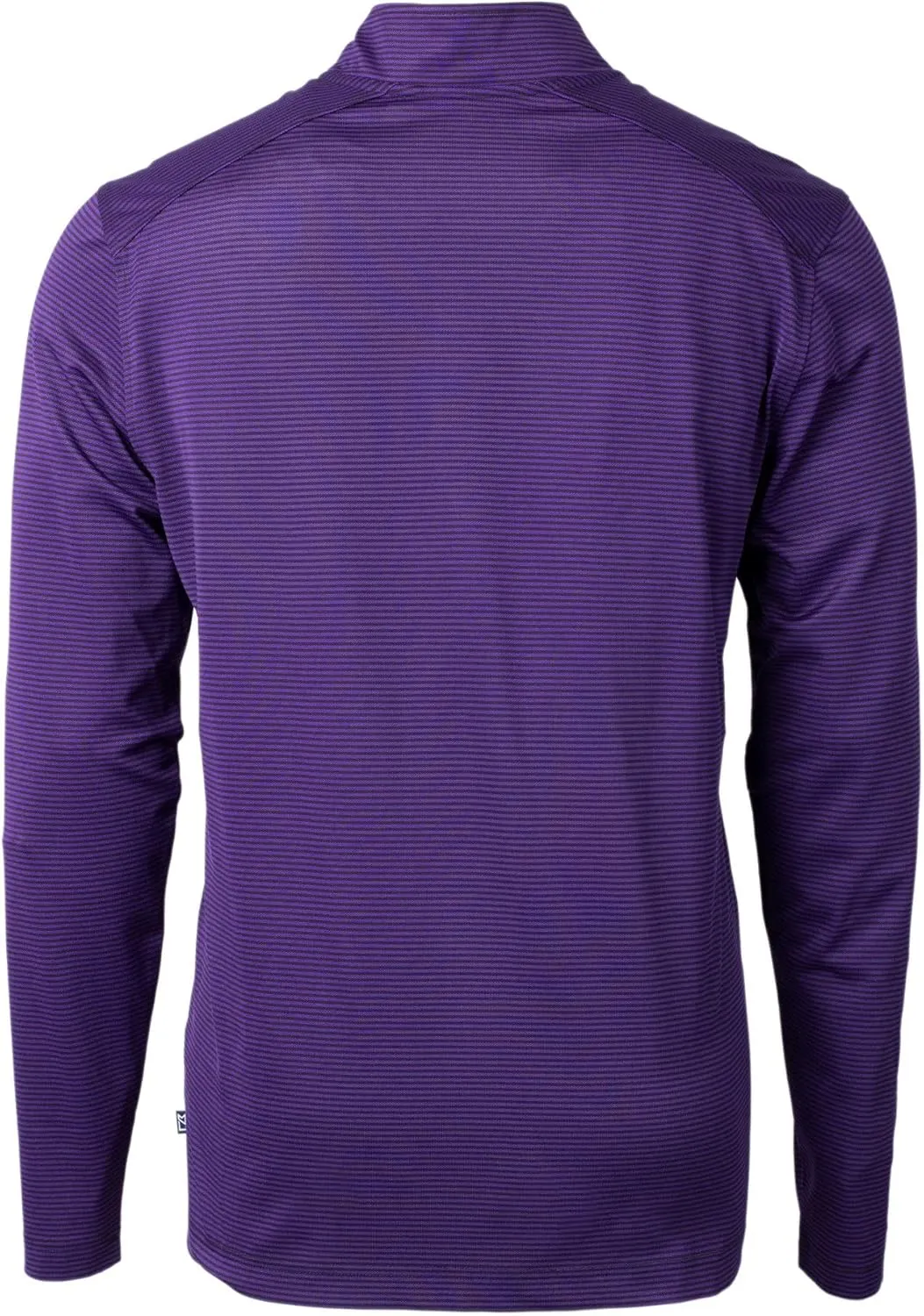 Cutter & Buck Virtue Eco Pique Micro Stripe Recycled Mens Quarter Zip