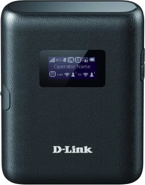 D-Link DWR-933 4G  LTE-Advanced Cat 6 Wi-Fi Hotspot, 300 Mbps, Portable, Battery-Powered Up to 14 Hours, Dual-Band Wireless AC1200, Unlocked