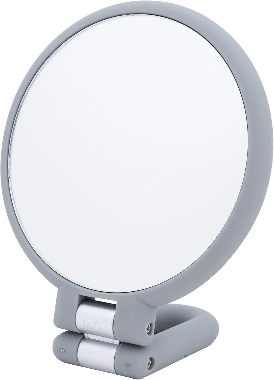 Danielle Magnification Folding Makeup Mirror, Grey, 15X