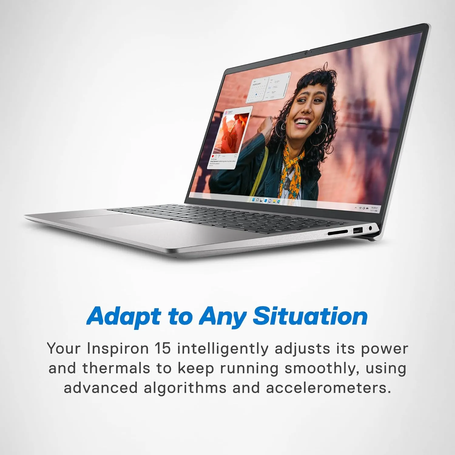 Dell Inspiron 3530 Laptop - 15.6-inch FHD (1920 x 1080) Touchscreen Display, Intel Core i7-1355U, 16GB DDR4 RAM, 1TB SSD, Intel Iris Xe Graphics, Windows 11 Home, 6-Months Migrate - Platinum Silver