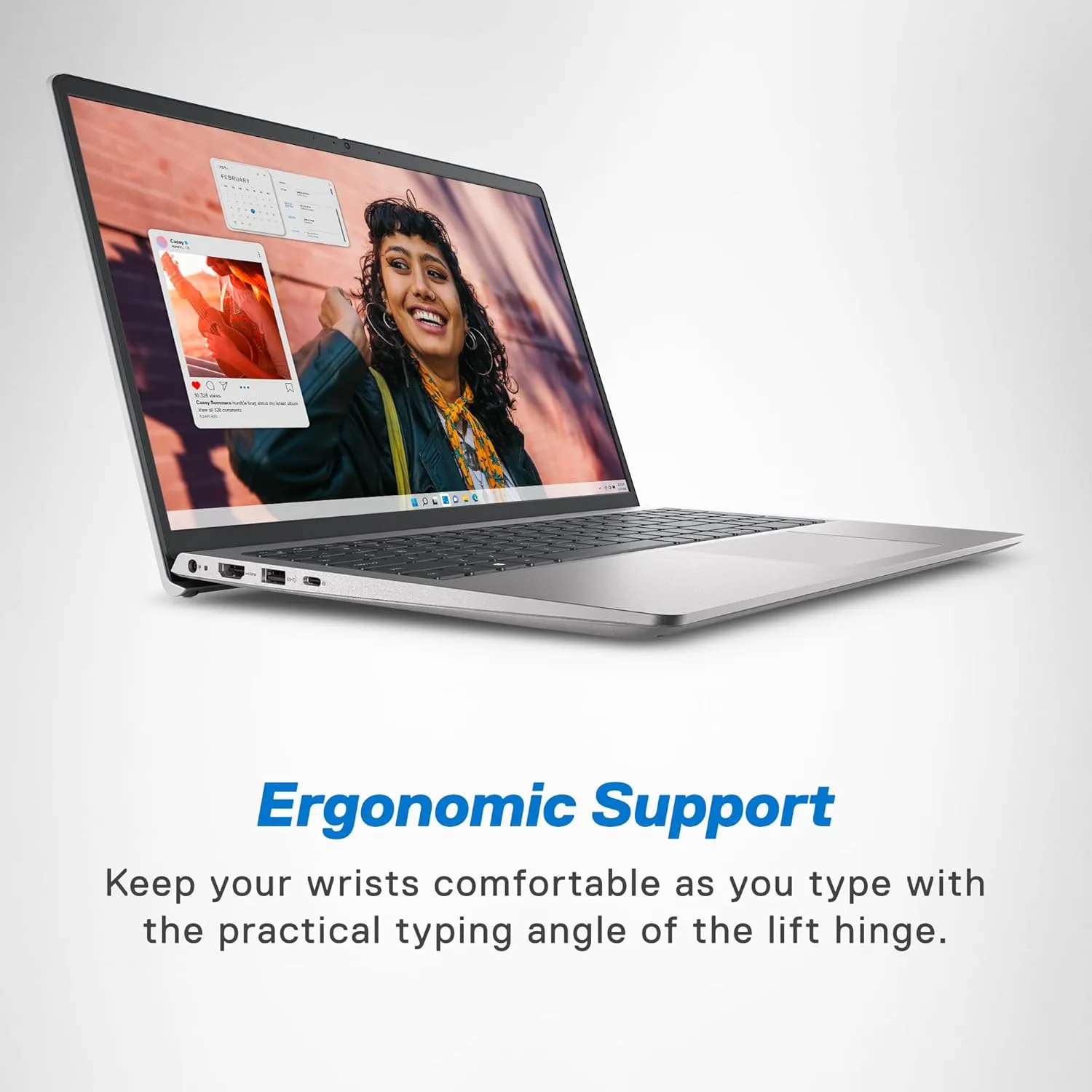 Dell Inspiron 3530 Laptop - 15.6-inch FHD (1920 x 1080) Touchscreen Display, Intel Core i7-1355U, 16GB DDR4 RAM, 1TB SSD, Intel Iris Xe Graphics, Windows 11 Home, 6-Months Migrate - Platinum Silver