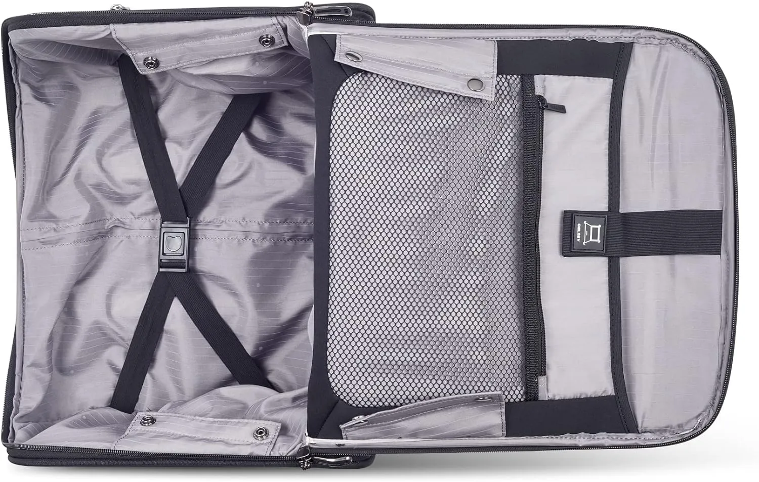 DELSEY PARIS Helium DLX Softside Luggage Under-Seater with 2 Wheels, Black, Carry on 16 Inch