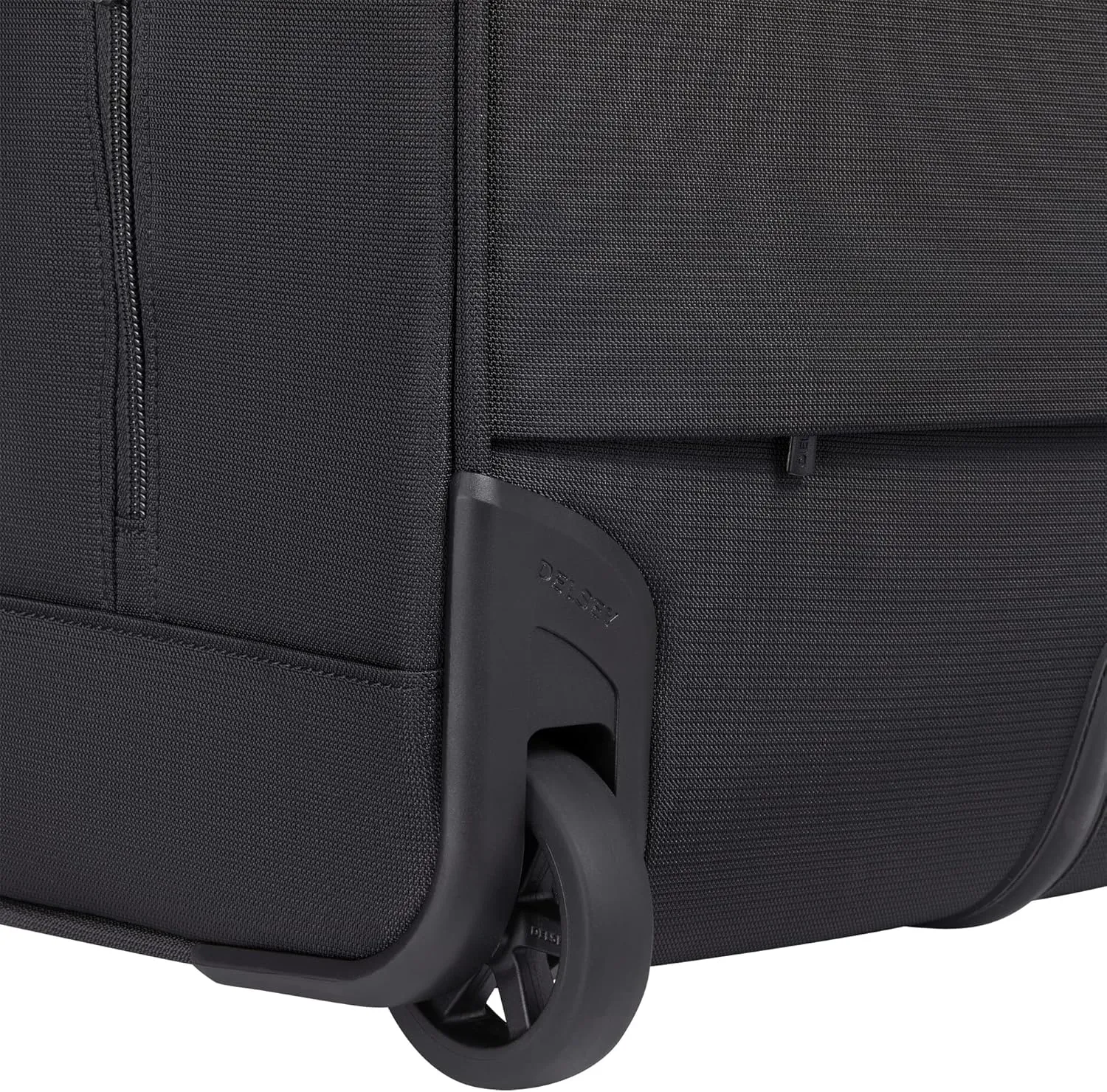 DELSEY PARIS Helium DLX Softside Luggage Under-Seater with 2 Wheels, Black, Carry on 16 Inch