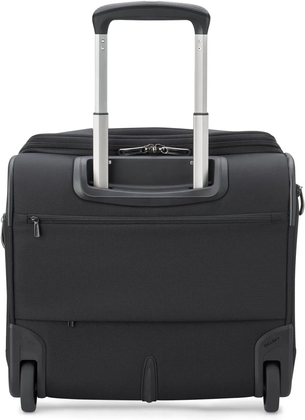 DELSEY PARIS Helium DLX Softside Luggage Under-Seater with 2 Wheels, Black, Carry on 16 Inch