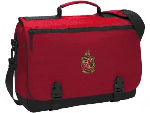 Delta Chi Messenger Briefcase Red