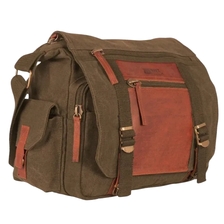 DELUXE CONCEALED-CARRY MESSENGER BAG