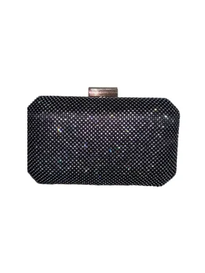 Diamanté Mesh - Black/Silver