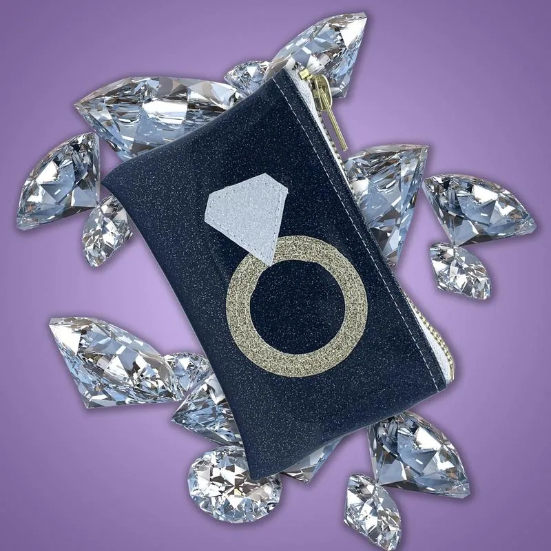 Diamond Ring Keychain Clutch