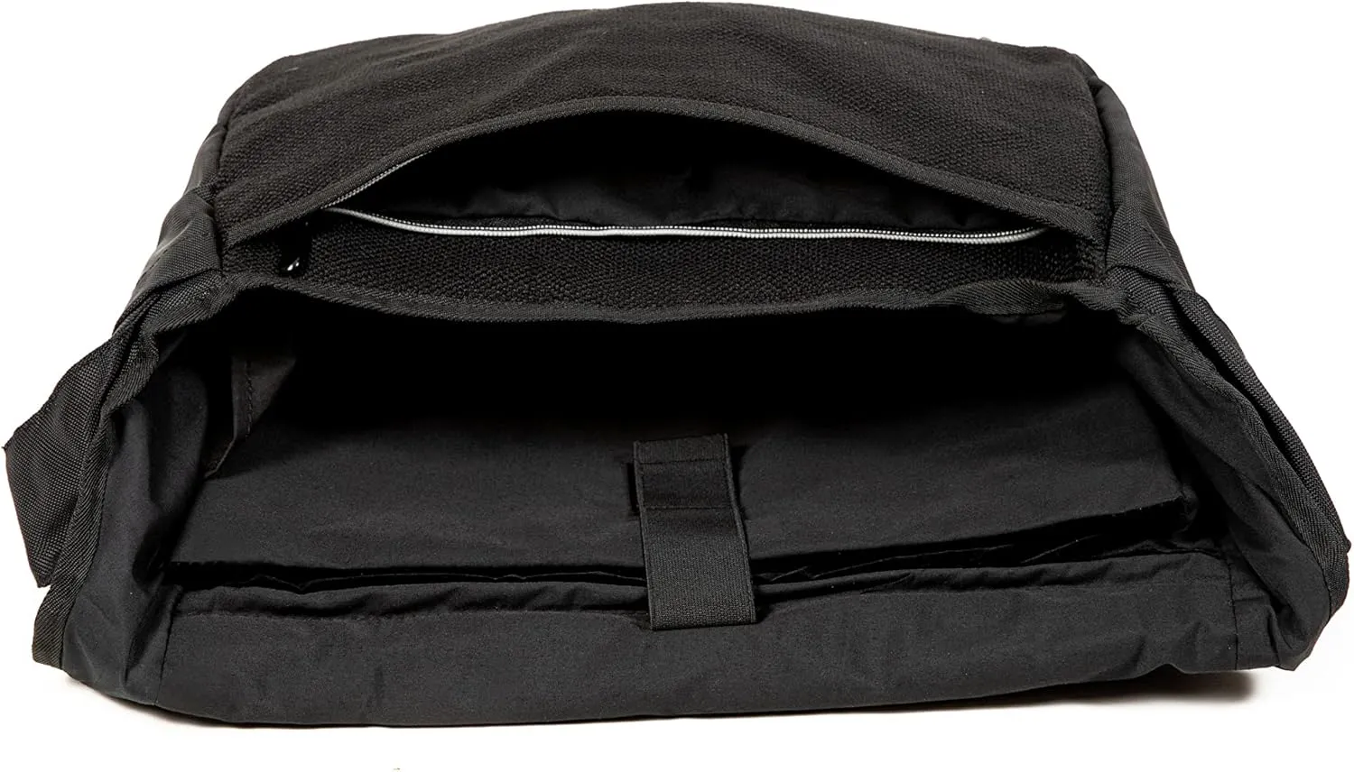 DIME BAGS Voyage Messenger Over the Shoulder Hemp Bag with Padded Pouch for Laptop Computer