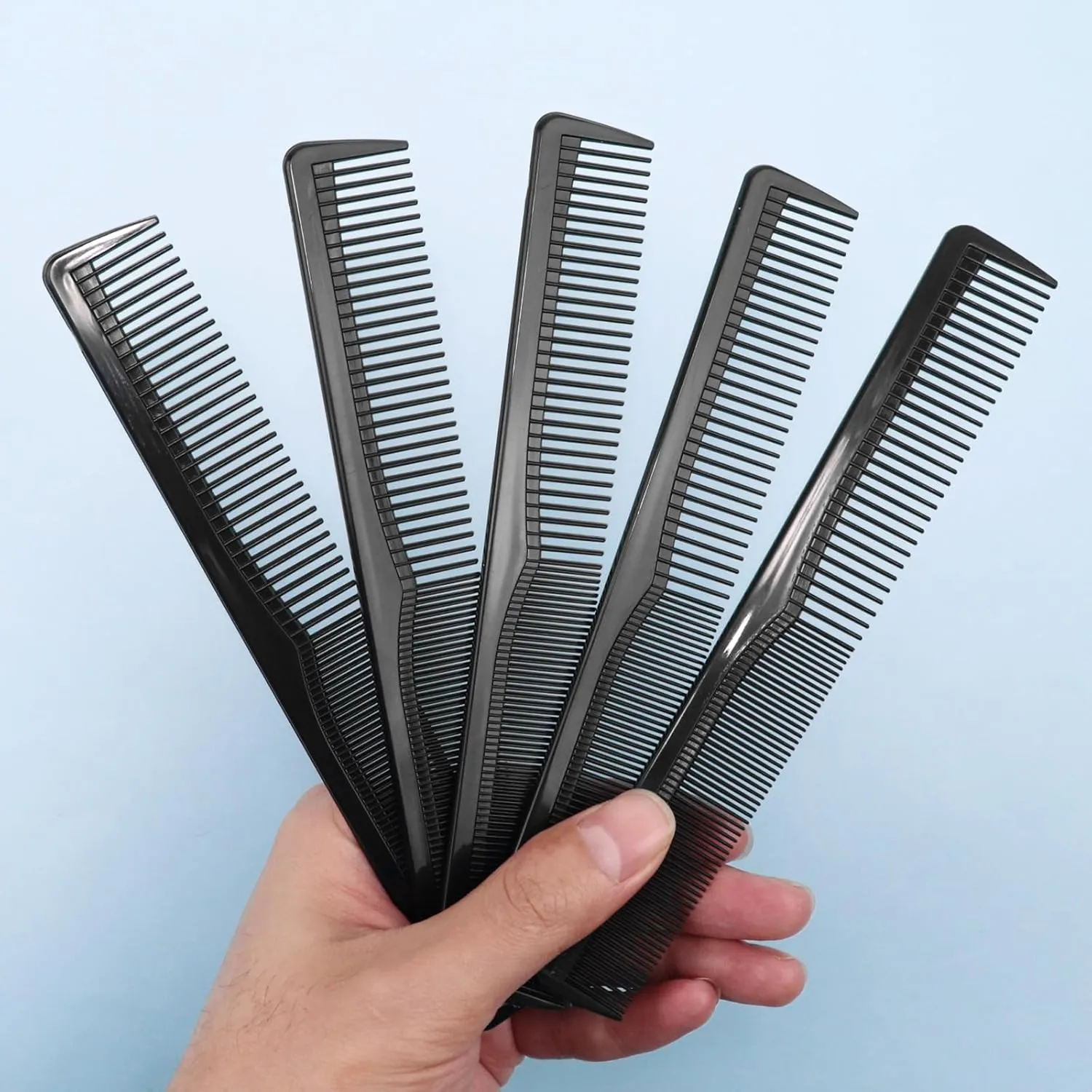 Disposable Combs in Bulk Individually Wrapped Widen and Fine Combs Straight Hair Combs for Women Men Long Handle Beauty Combs for Homeless, Hotel, Nursing Home (7in x 4in, Count, 200)
