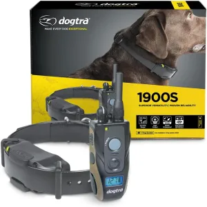 Dogtra 1900S Ergonomic 3/4-Mile IPX9K Waterproof High-Output Remote Dog Training E-Collar