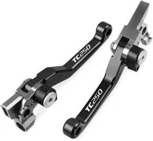 DOUKI for Husqvarna TC250 511 2013 TC 250 2014-2018 Motocross Dirt Bike CNC Aluminum Brake Clutch Levers Foldable Lever Motorcycle Pivot Lever Lever (Color : Black)