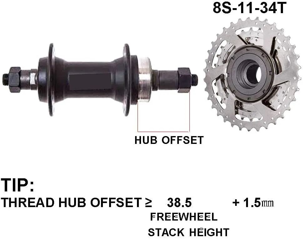 DRIFT MANIAC 8 Speed Freewheel 11-34 11-32 13-28 13-32 Epoch E-Bike Sprocket 8spd