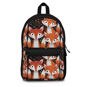 Durable Cute Foxes Backpack that Fits it All