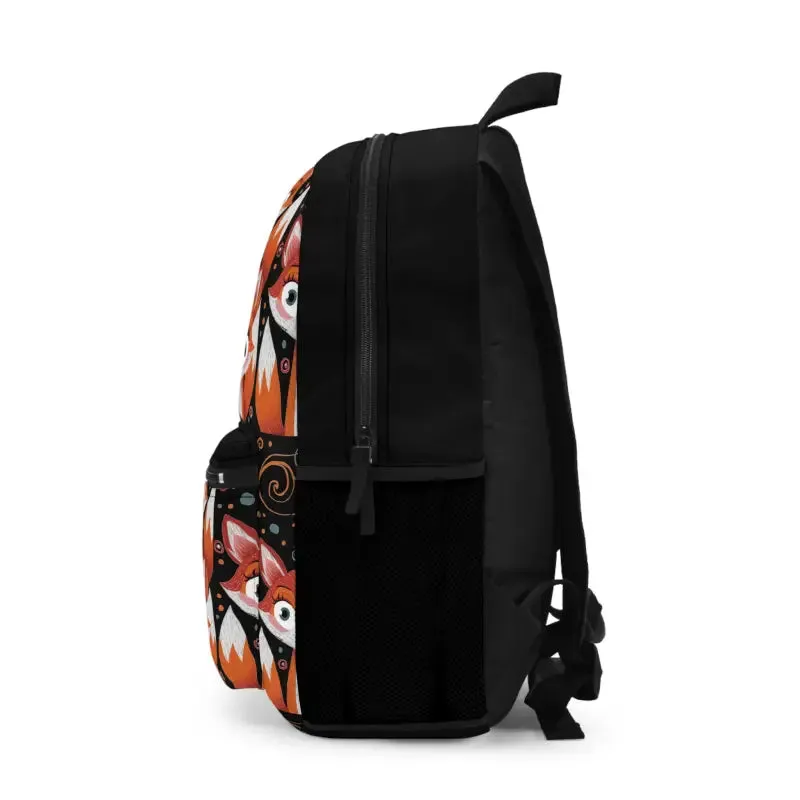 Durable Cute Foxes Backpack that Fits it All