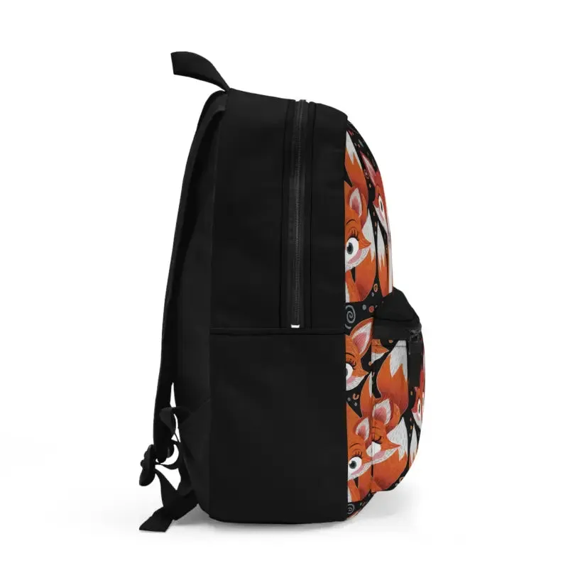 Durable Cute Foxes Backpack that Fits it All