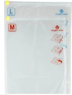 Eagle Creek Pack-It Compression Sac Set M/L Clear