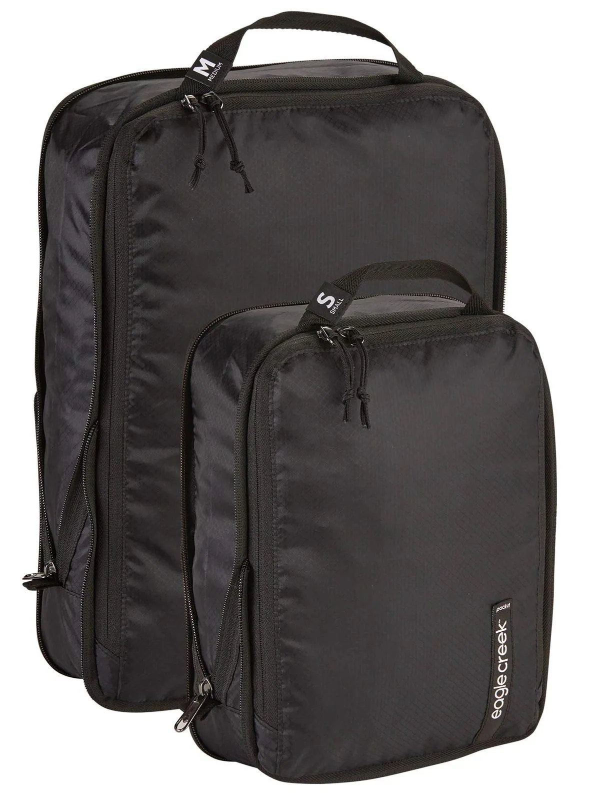 Eagle Creek Pack-It Isolate Compression Packing Cubes for Travel - Durable and Water-Resistant with Ultra-Lightweight, Machine-Washable Poly Ripstop Fabric