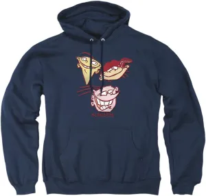 Ed Edd Eddy Three Heads Unisex Adult Pull-Over Hoodie