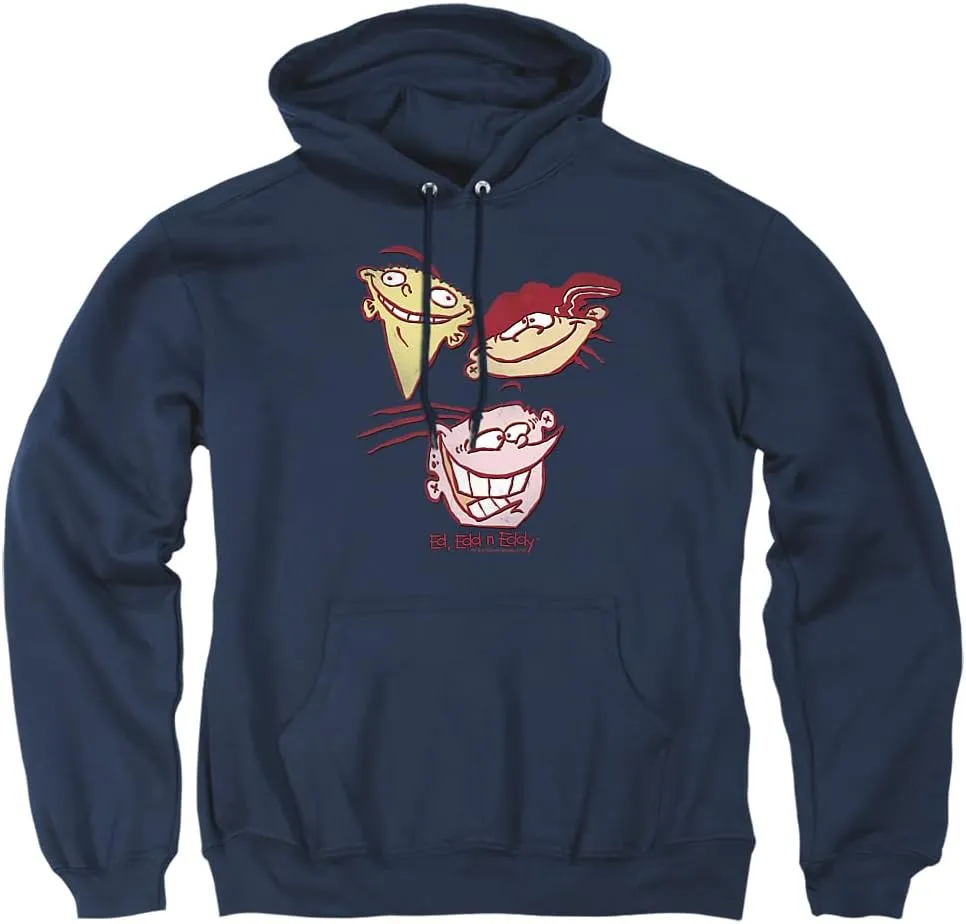 Ed Edd Eddy Three Heads Unisex Adult Pull-Over Hoodie
