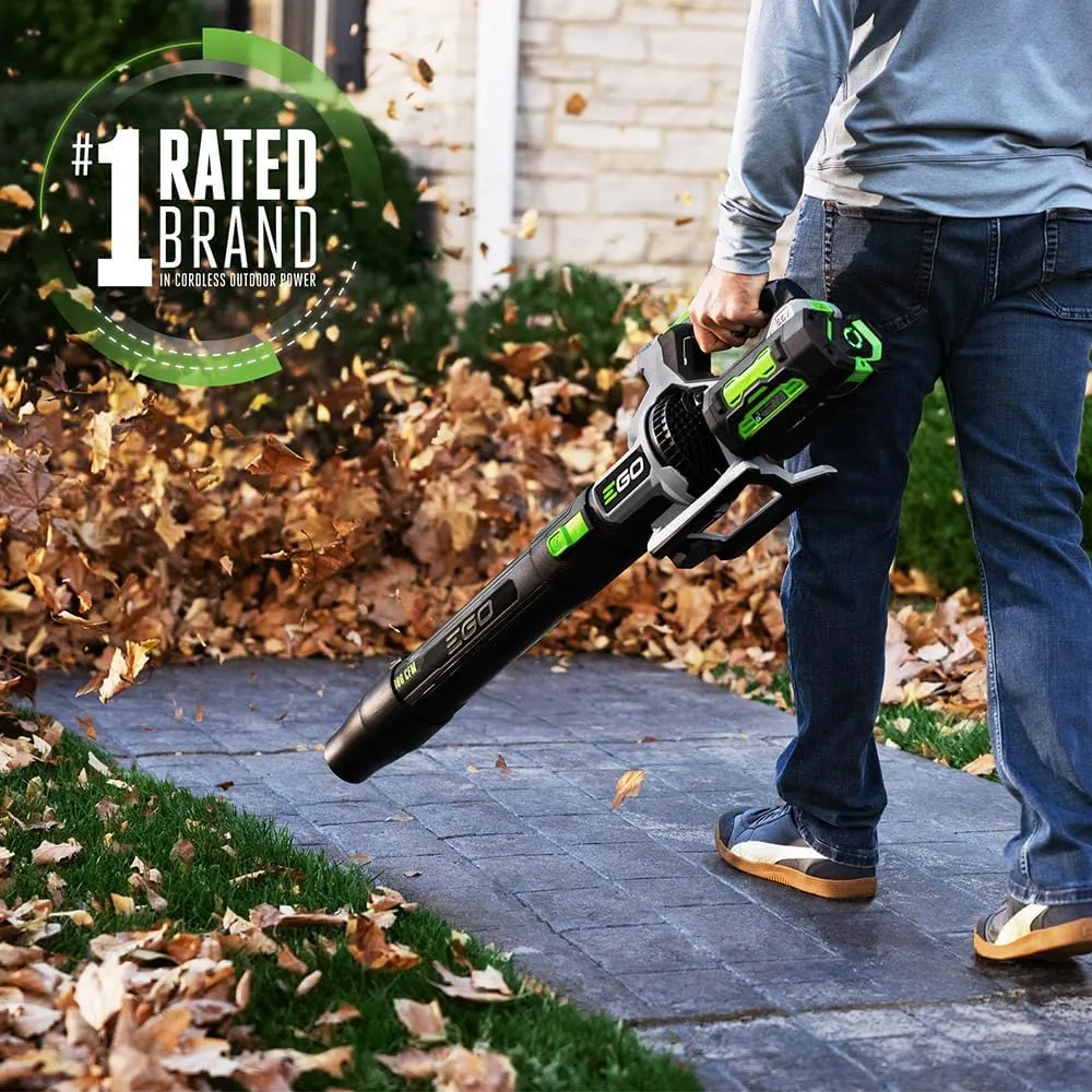 EGO POWER  Leaf Blower, Cordless Electric 880 CFM, Includes (2) 56V 4.0Ah Batteries and Charger - LB8803-2